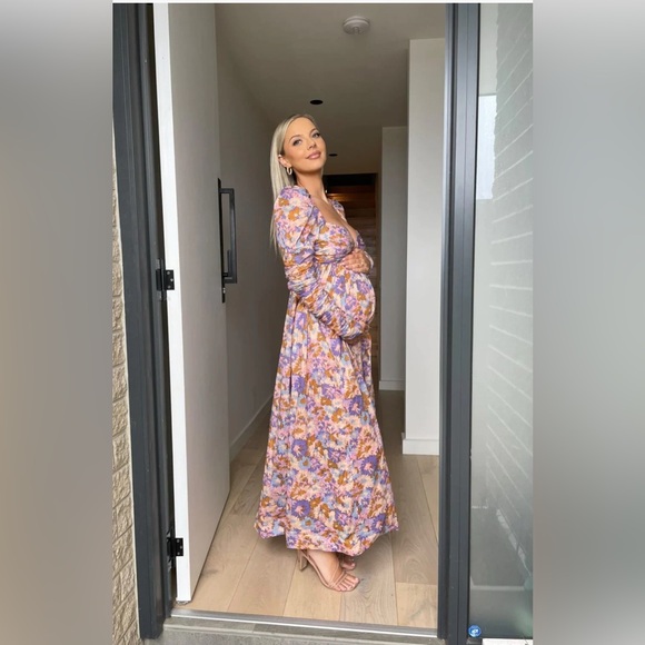 NWT Zimmerman Violet Twist Front Cotton-Voile Empire Waist Dress,size 1/size 6US - Picture 3 of 16